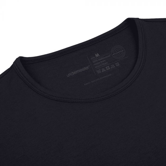 Black T-shirt Round Neck