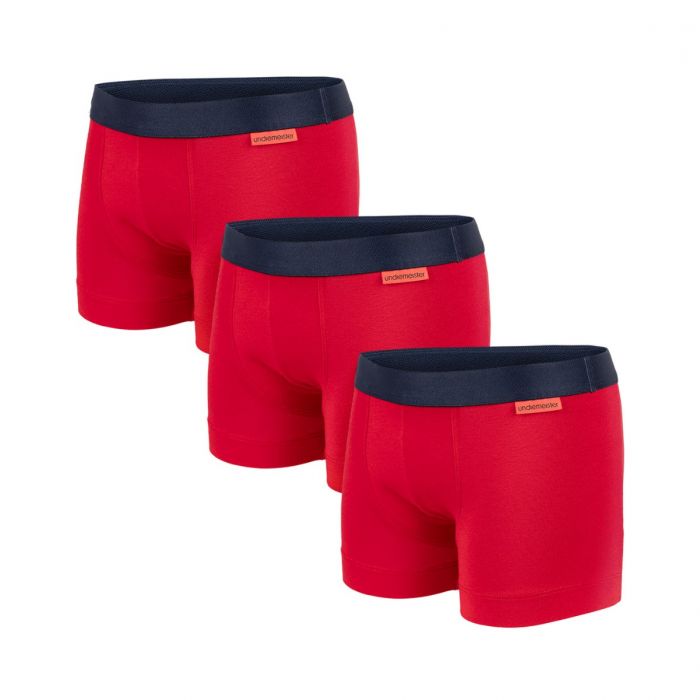 Boys Red Boxer Briefs 3 pack Undiemeister