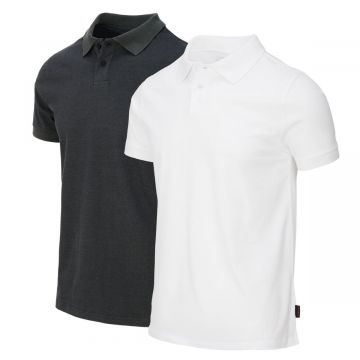 Undiemeister® Polo 2-pack White and Grey