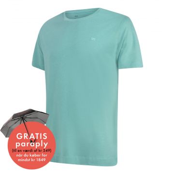 Undiemeister® lysegrøn afslappet T-shirt med rund hals Iceland Moss