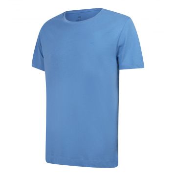 Undiemeister® Hemels Blauw Casual T-shirt Ronde Hals Mountain Sky
