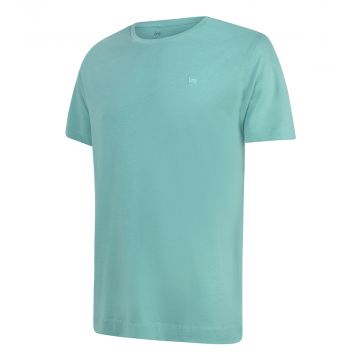 Undiemeister® Hellgrün Casual T-Shirt Rundhalsausschnitt Iceland Moss