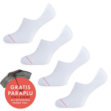 Undiemeister® Witte Footies 4-pack Chalk White