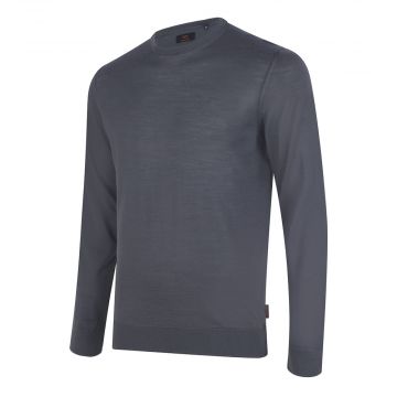 Undiemeister® Gris Pullover a col rond Charcoal Rock