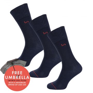 Undiemeister® Blue Socks 3-pack Storm Cloud