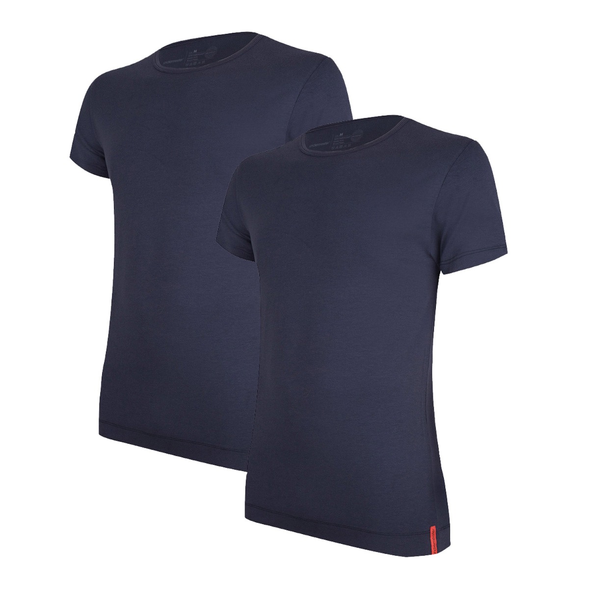 Undiemeister® Slim Fit T-shirt Crew Neck 2-pack Storm Cloud - Kwaliteit Heren Ondershirts - S