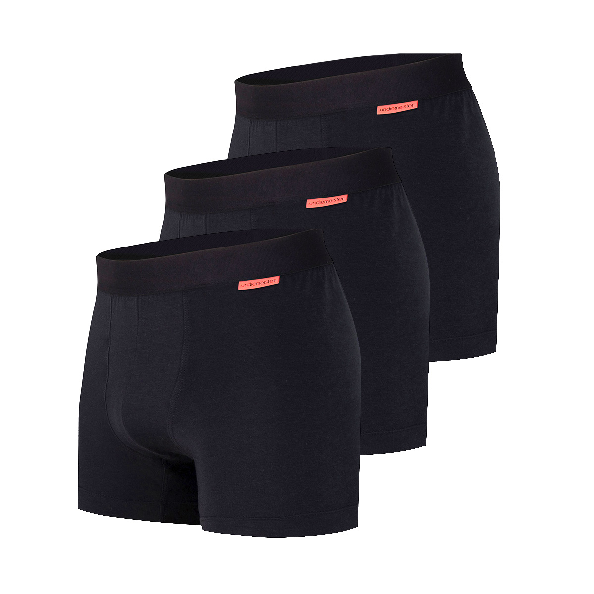 Undiemeister® Heren Boxershort Volcano Ash (zwart) - Premium Mannen Boxershorts - S