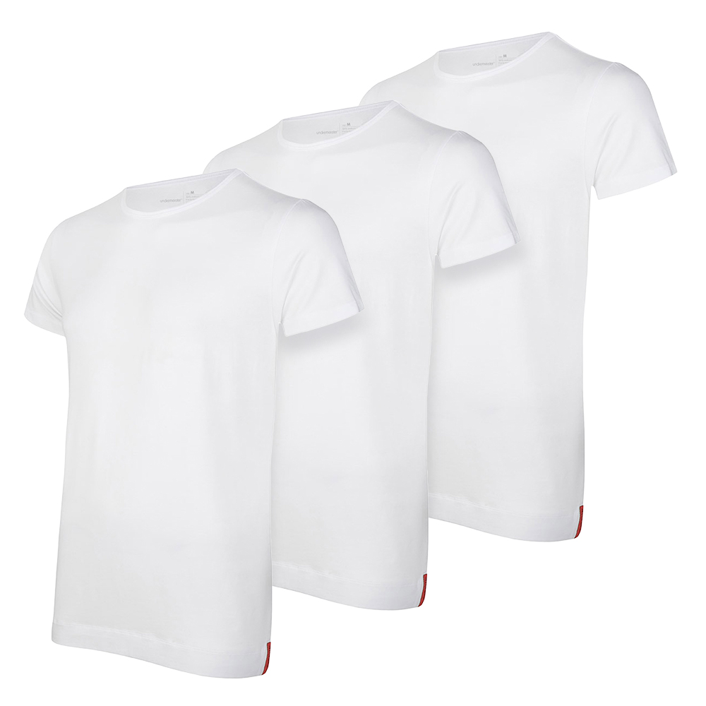 Undiemeister® T-shirts Kennismakingsset 3=2 (GRATIS ronde hals t-shirt) - Kwaliteit Heren Ondershirts - XS