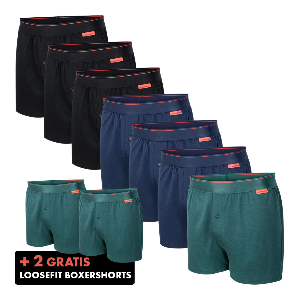 Undiemeister® Meisterpack Loose Fit Boxershorts 9-pack