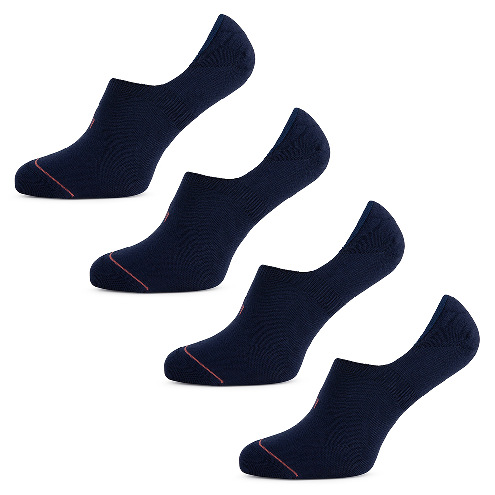 Undiemeister® Blauwe Footies 4-pack Storm Cloud - Storm Cloud (blauw) - maat 47-49